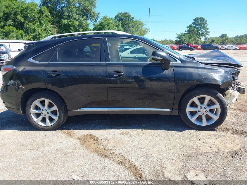 2012 Lexus Rx 350 VIN: 2T2ZK1BA5CC075778 Lot: 39599132