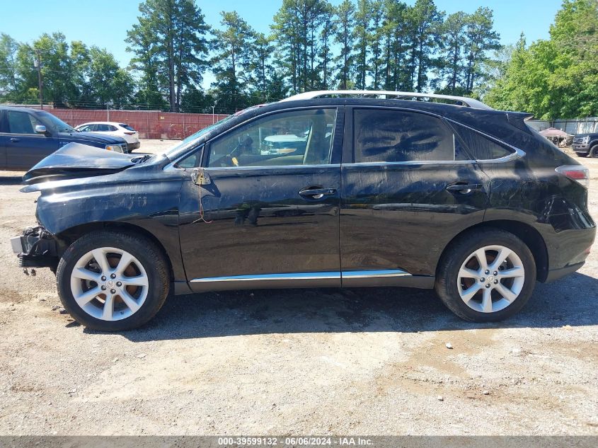 2012 Lexus Rx 350 VIN: 2T2ZK1BA5CC075778 Lot: 39599132