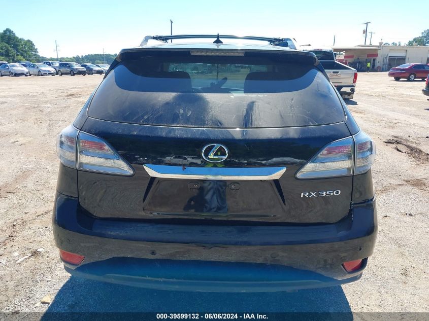 2012 Lexus Rx 350 VIN: 2T2ZK1BA5CC075778 Lot: 39599132