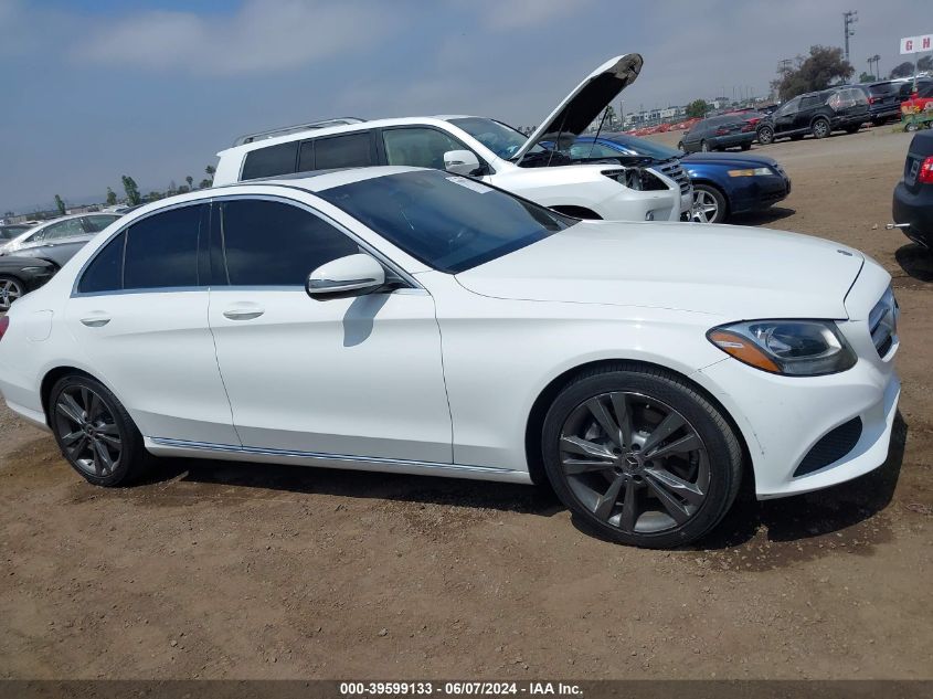 2018 Mercedes-Benz C 300 VIN: 55SWF4JB6JU277317 Lot: 39599133