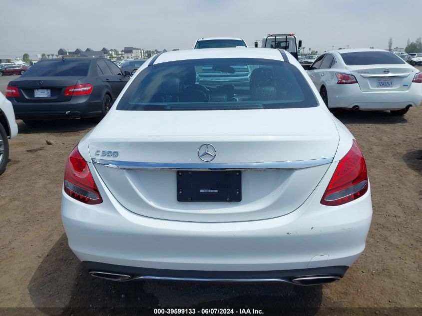 2018 Mercedes-Benz C 300 VIN: 55SWF4JB6JU277317 Lot: 39599133