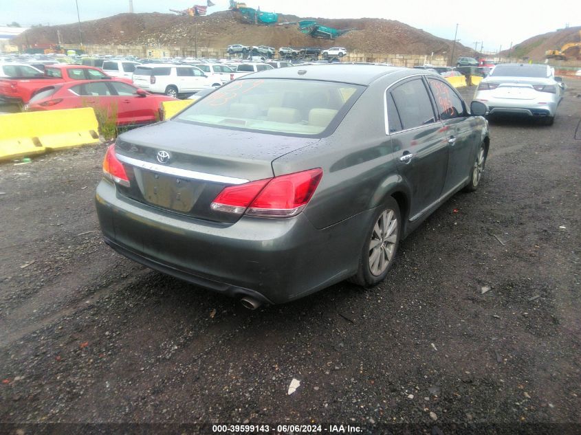 2011 Toyota Avalon Limited VIN: 4T1BK3DB5BU408517 Lot: 39599143