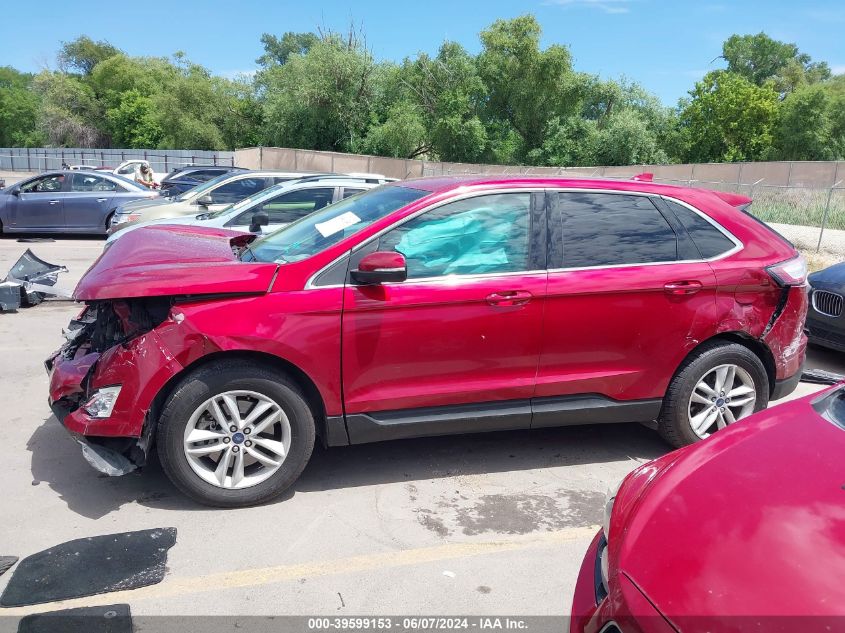 2016 Ford Edge Sel VIN: 2FMPK4J80GBB74126 Lot: 39599153