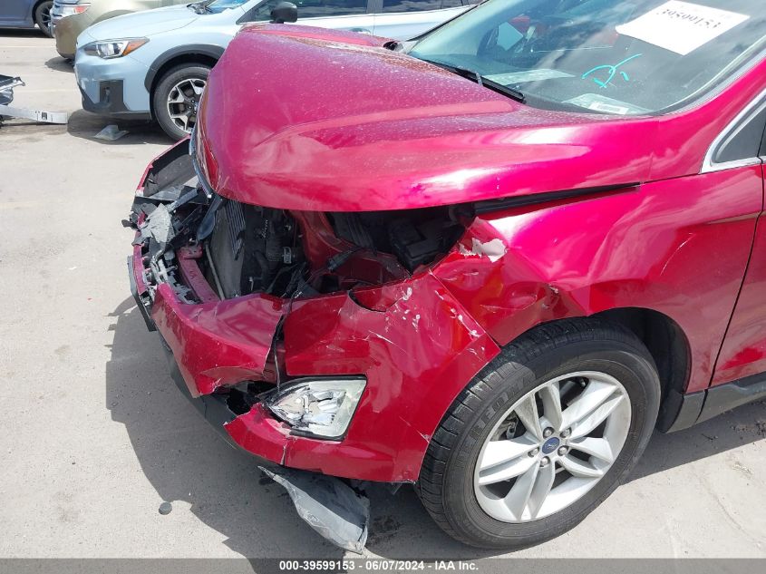 2016 Ford Edge Sel VIN: 2FMPK4J80GBB74126 Lot: 39599153