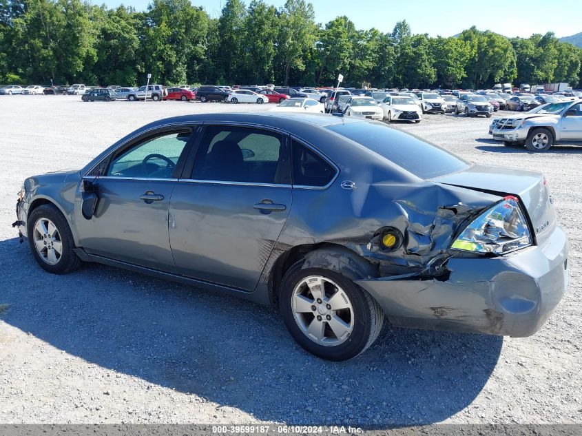 2008 Chevrolet Impala Lt VIN: 2G1WT58KX81381207 Lot: 39599187
