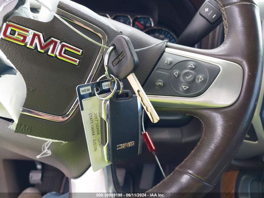 2017 GMC Sierra 1500 Slt VIN: 3GTU2NEC0HG222105 Lot: 39599198