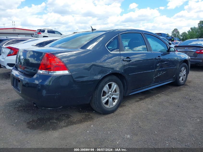 2013 Chevrolet Impala Ls VIN: 2G1WF5E30D1237440 Lot: 39599199