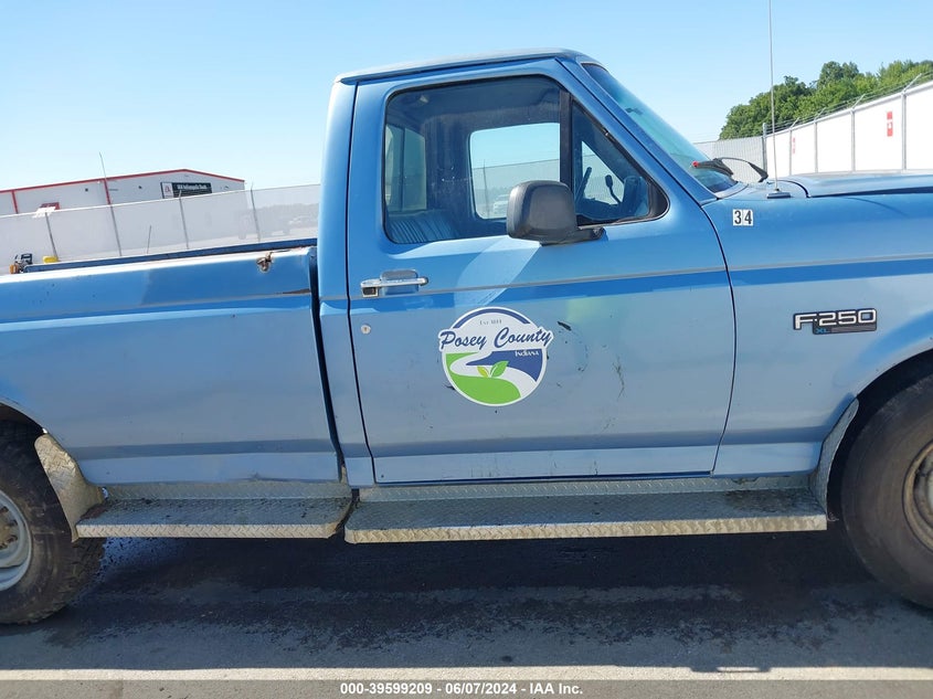 1996 Ford F250 VIN: 2FTHF25H7TCA58003 Lot: 39599209