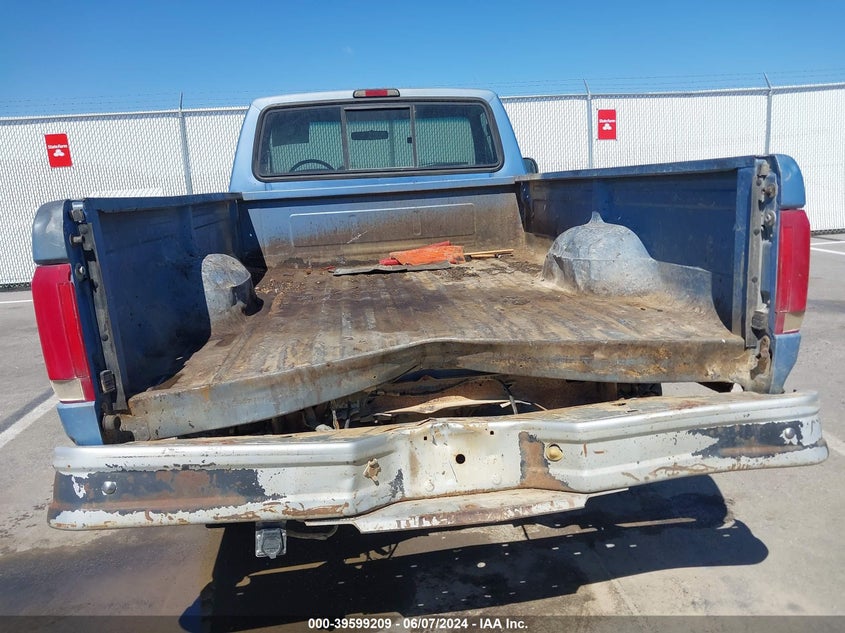 1996 Ford F250 VIN: 2FTHF25H7TCA58003 Lot: 39599209