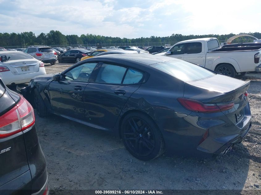 2021 BMW M8 Gran Coupe VIN: WBSGV0C01MCG36728 Lot: 39599216