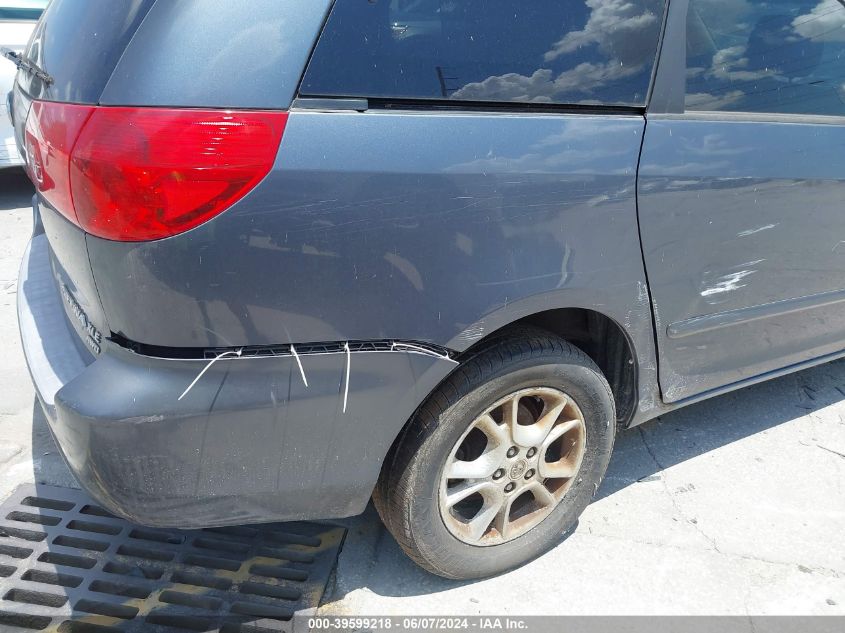 2006 Toyota Sienna Xle VIN: 5TDBA22C86S059604 Lot: 39599218