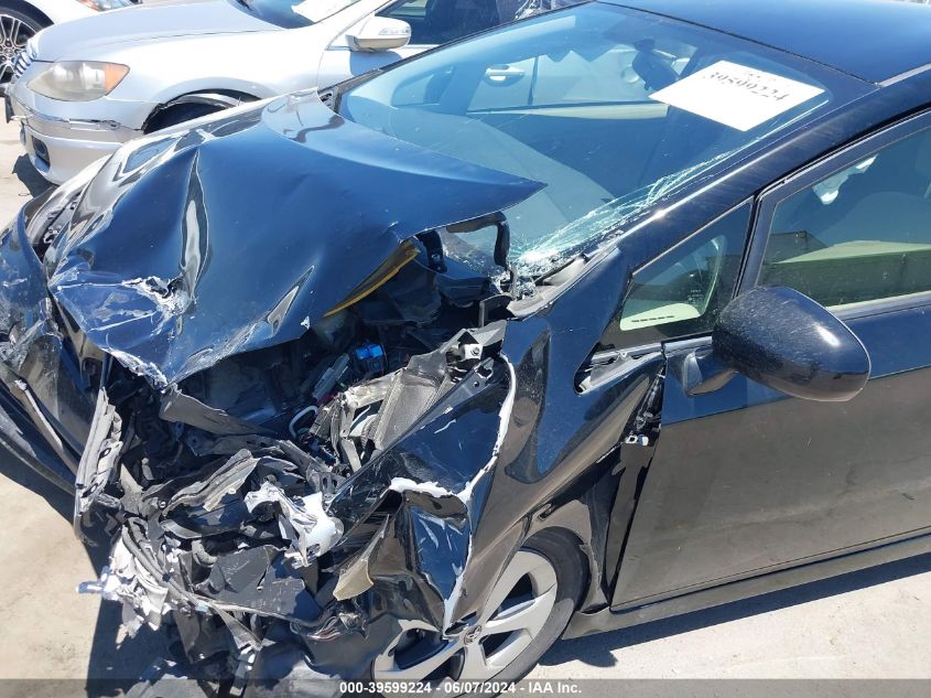 2012 Toyota Prius Two VIN: JTDKN3DU9C5527759 Lot: 39599224