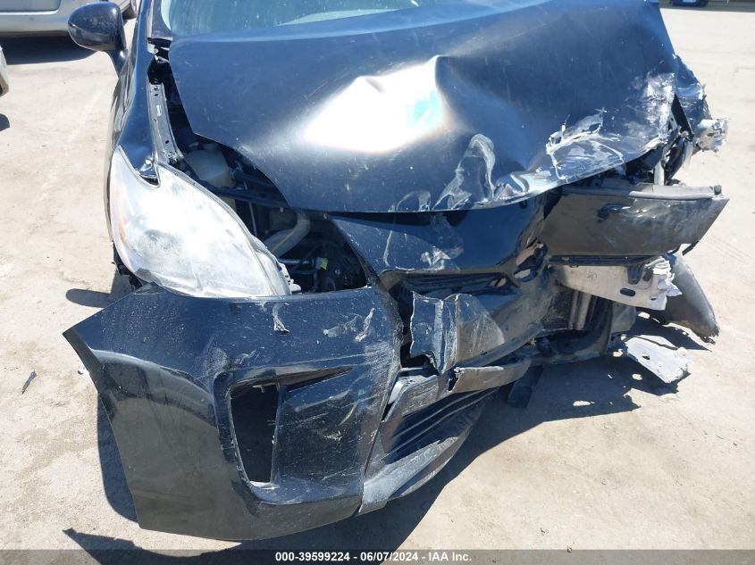 2012 Toyota Prius Two VIN: JTDKN3DU9C5527759 Lot: 39599224