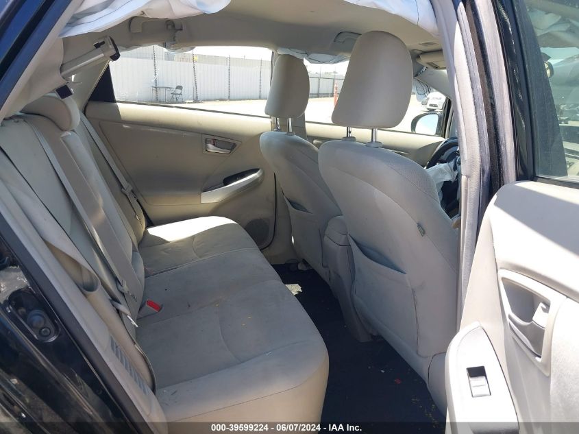 2012 Toyota Prius Two VIN: JTDKN3DU9C5527759 Lot: 39599224