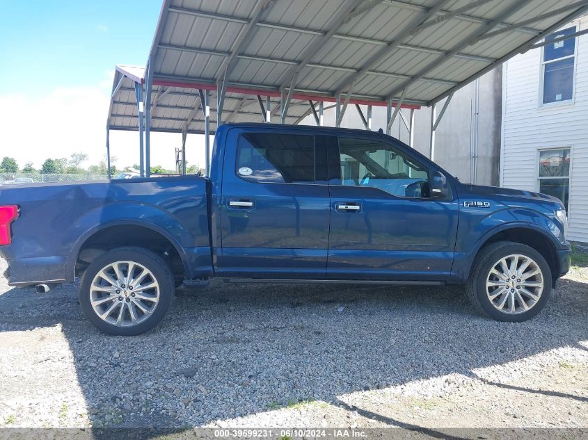 2018 Ford F-150 Limited VIN: 1FTEW1EG2JFB78409 Lot: 39599231