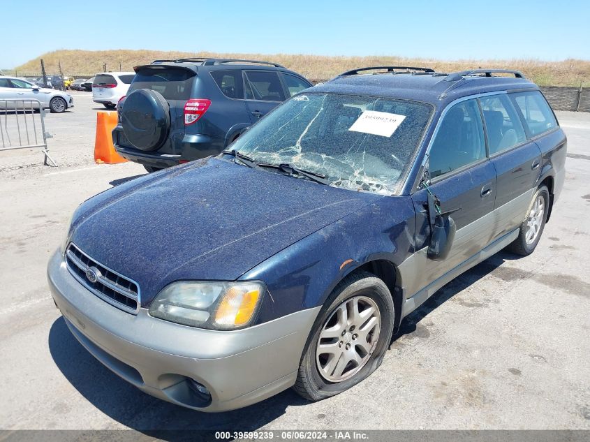 2001 Subaru Outback VIN: 4S3BH665316676027 Lot: 39599239