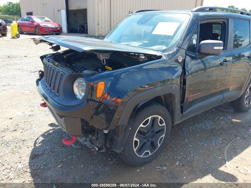 2015 Jeep Renegade Trailhawk VIN: ZACCJBCT0FPB67682 Lot: 39599259