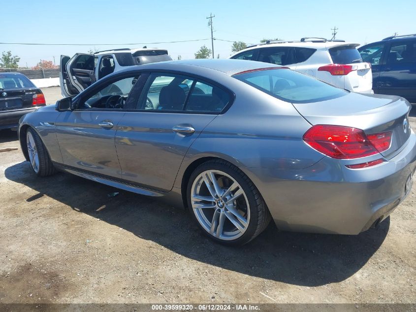 2015 BMW 640I Gran Coupe VIN: WBA6A0C50FD318987 Lot: 39599320