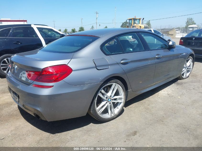 2015 BMW 640I Gran Coupe VIN: WBA6A0C50FD318987 Lot: 39599320