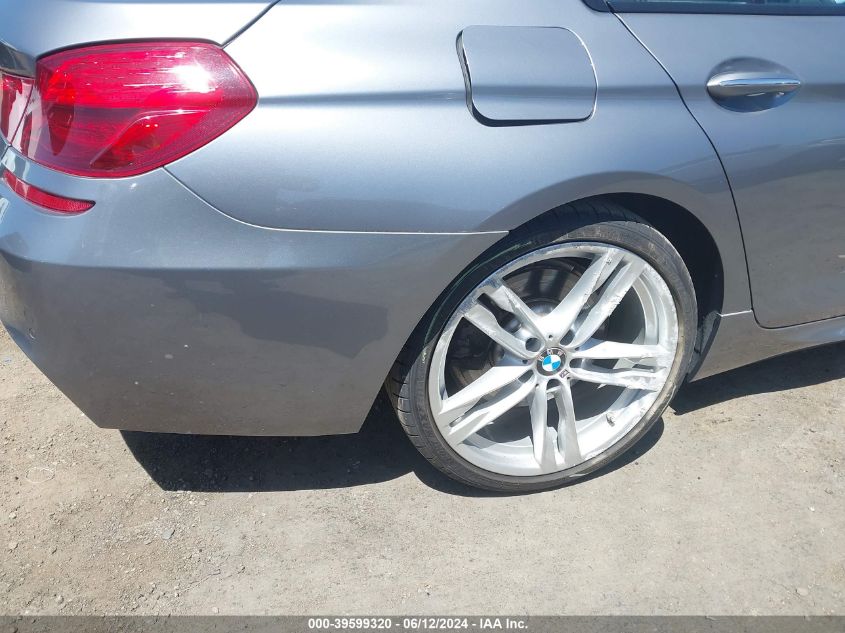 2015 BMW 640I Gran Coupe VIN: WBA6A0C50FD318987 Lot: 39599320