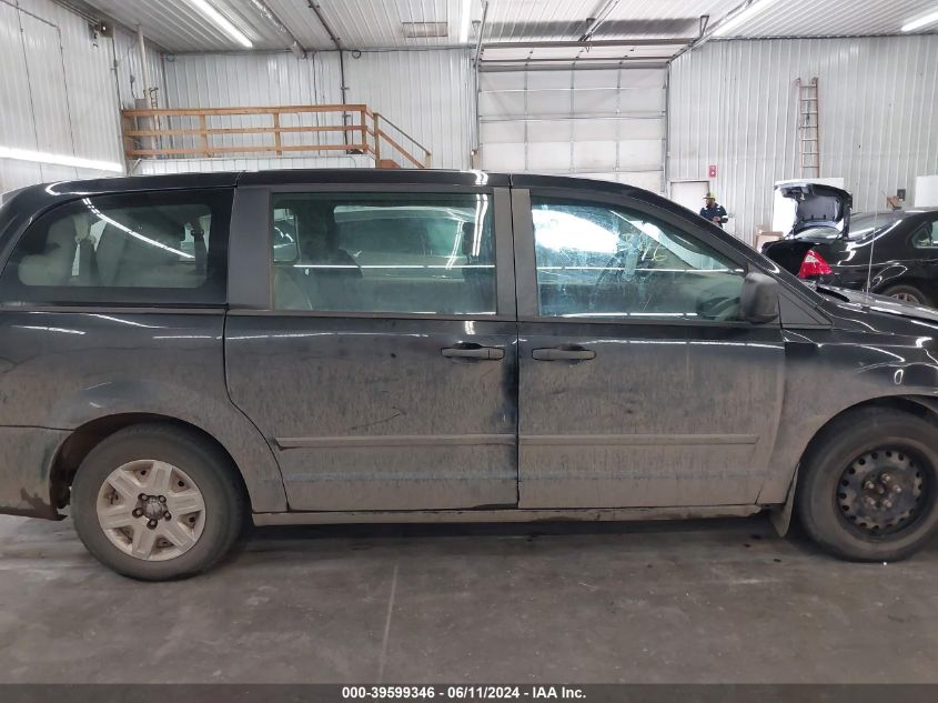 2013 Dodge Grand Caravan American Value Pkg VIN: 2C4RDGBG3DR587613 Lot: 39599346