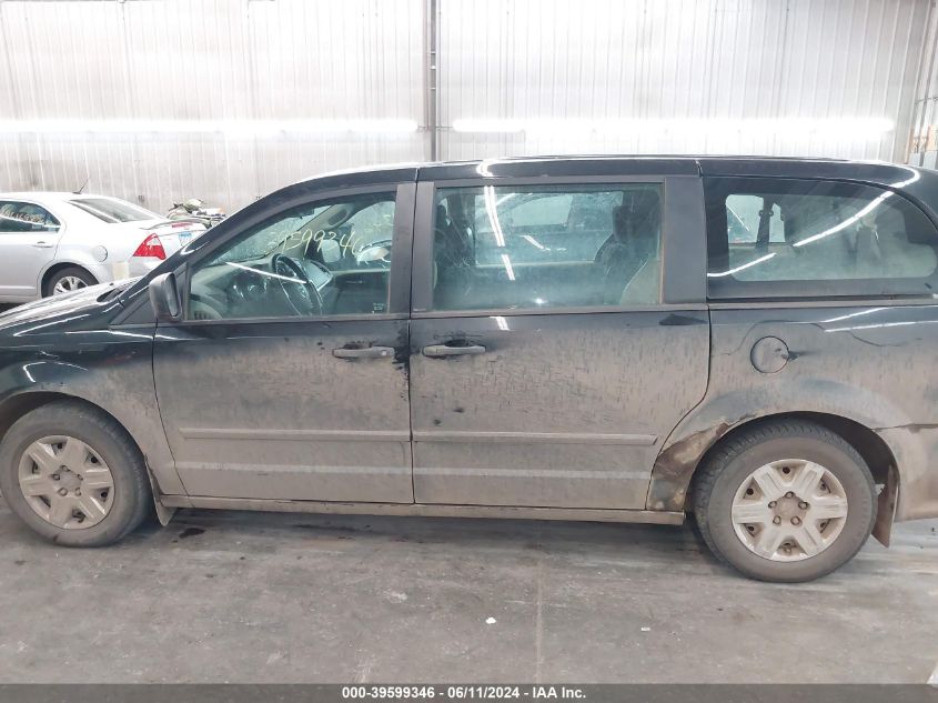 2013 Dodge Grand Caravan American Value Pkg VIN: 2C4RDGBG3DR587613 Lot: 39599346