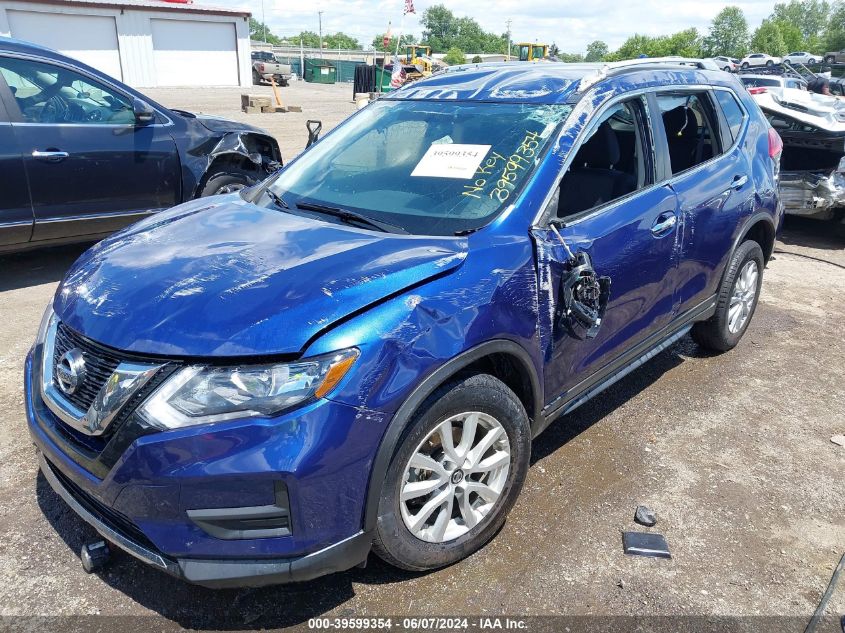 2017 Nissan Rogue Sv VIN: KNMAT2MT2HP565560 Lot: 39599354