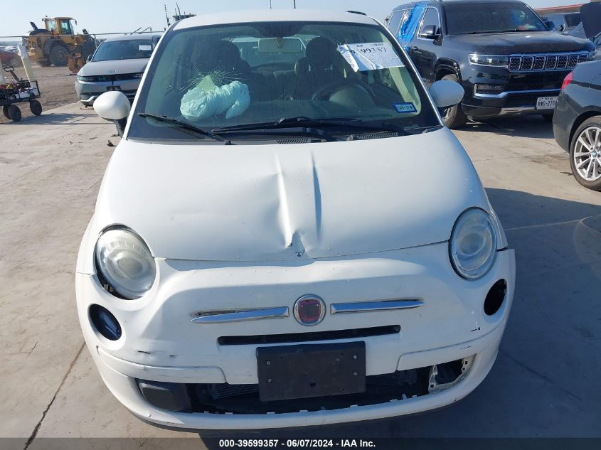 2012 Fiat 500 Pop VIN: 3C3CFFAR9CT313362 Lot: 39599357