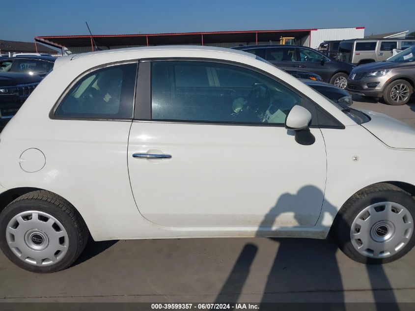 2012 Fiat 500 Pop VIN: 3C3CFFAR9CT313362 Lot: 39599357