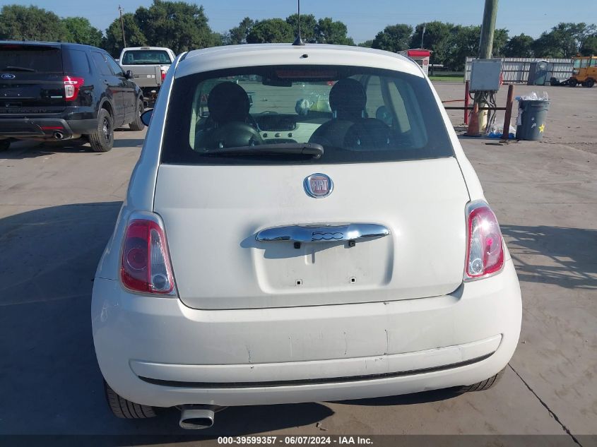 2012 Fiat 500 Pop VIN: 3C3CFFAR9CT313362 Lot: 39599357