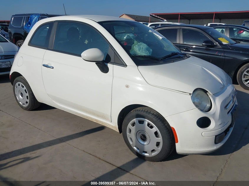 2012 Fiat 500 Pop VIN: 3C3CFFAR9CT313362 Lot: 39599357