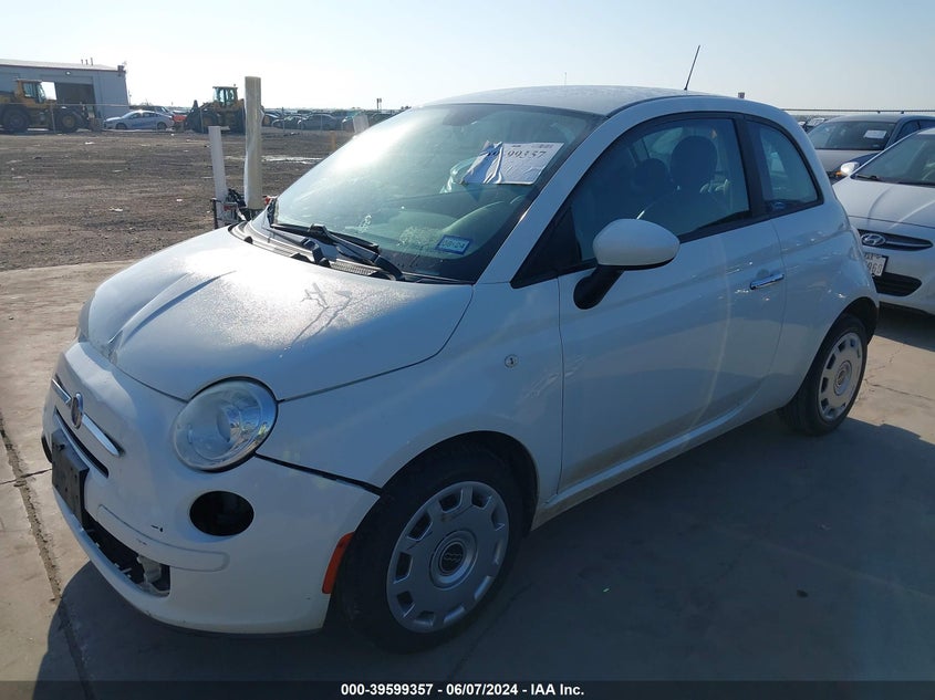 2012 Fiat 500 Pop VIN: 3C3CFFAR9CT313362 Lot: 39599357