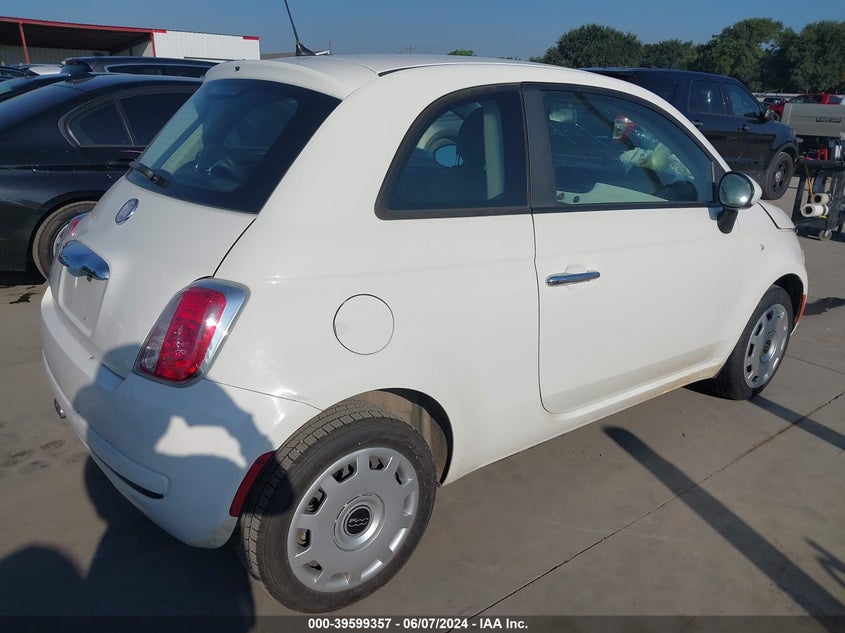 2012 Fiat 500 Pop VIN: 3C3CFFAR9CT313362 Lot: 39599357