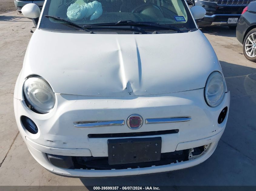 2012 Fiat 500 Pop VIN: 3C3CFFAR9CT313362 Lot: 39599357