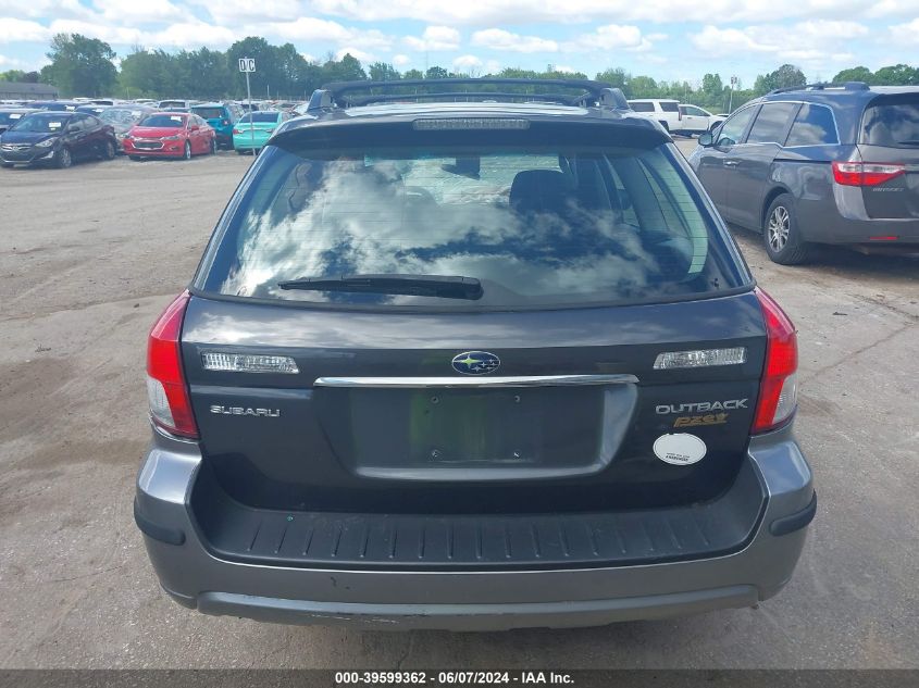 2009 Subaru Outback 2.5I VIN: 4S4BP61C497338159 Lot: 39599362