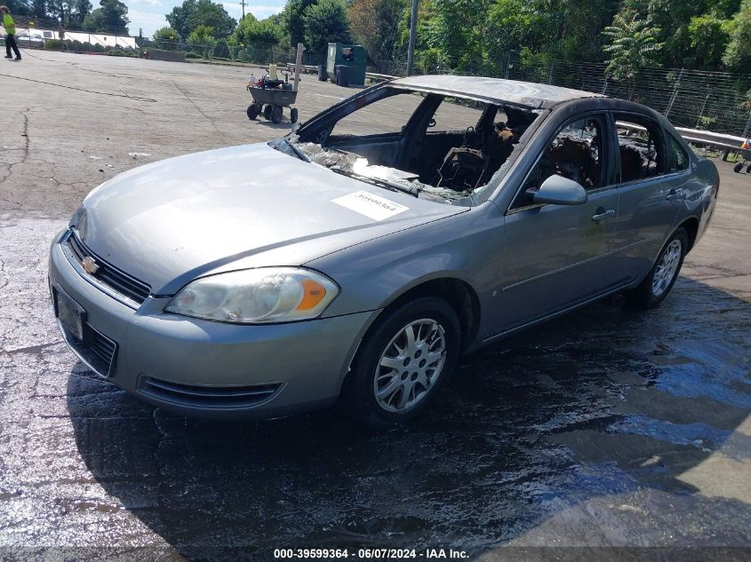 2006 Chevrolet Impala Police VIN: 2G1WS551869307183 Lot: 39599364