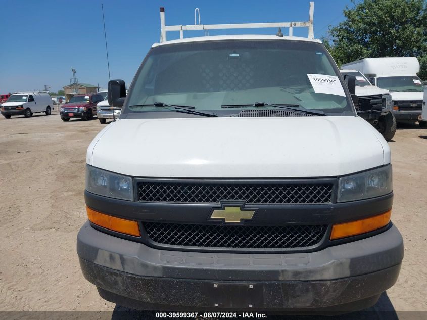 2018 Chevrolet Express 2500 Work Van VIN: 1GCWGAFPXJ1338663 Lot: 39599367