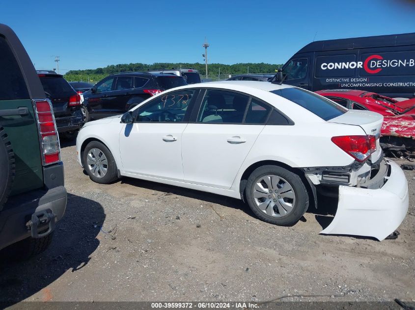 2014 Chevrolet Cruze Ls VIN: 1G1PA5SG6E7225842 Lot: 39599372