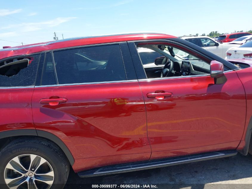 2020 Toyota Highlander Xle VIN: 5TDGZRAH1LS008493 Lot: 39599377