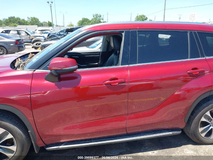 2020 Toyota Highlander Xle VIN: 5TDGZRAH1LS008493 Lot: 39599377