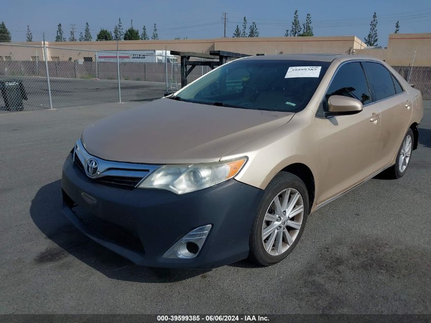 2012 Toyota Camry Xle V6 VIN: 4T1BK1FK1CU515292 Lot: 39599385