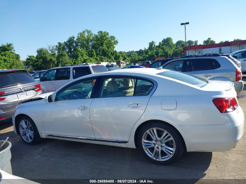 2008 Lexus Gs 450H VIN: JTHBC96S185017478 Lot: 39599400