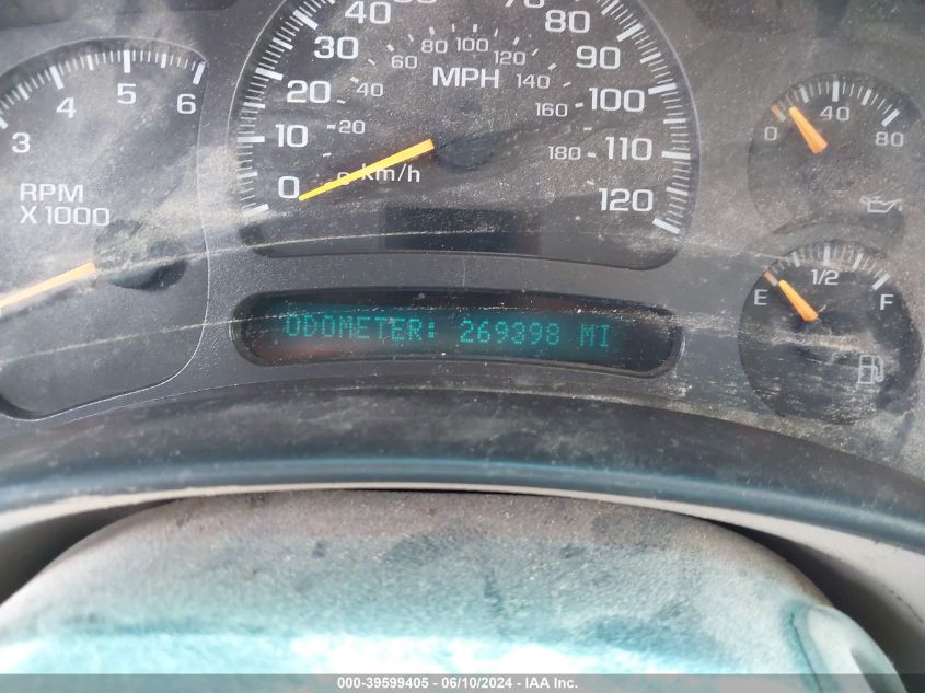 2003 Chevrolet Tahoe Z71 VIN: 1GNEK13Z63R163288 Lot: 39599405