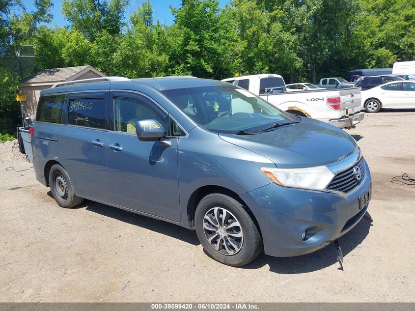 2012 Nissan Quest S VIN: JN8AE2KP8C9049009 Lot: 39599420