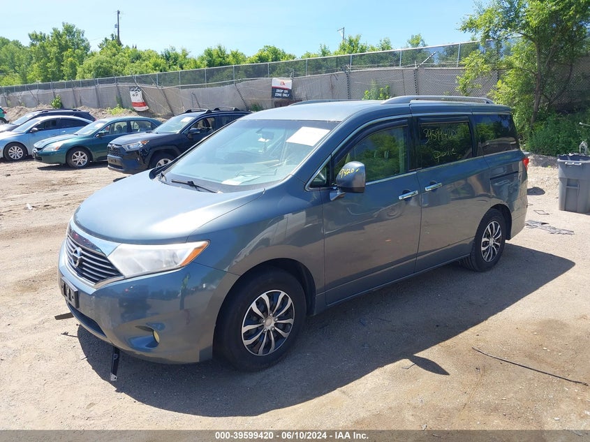 2012 Nissan Quest S VIN: JN8AE2KP8C9049009 Lot: 39599420