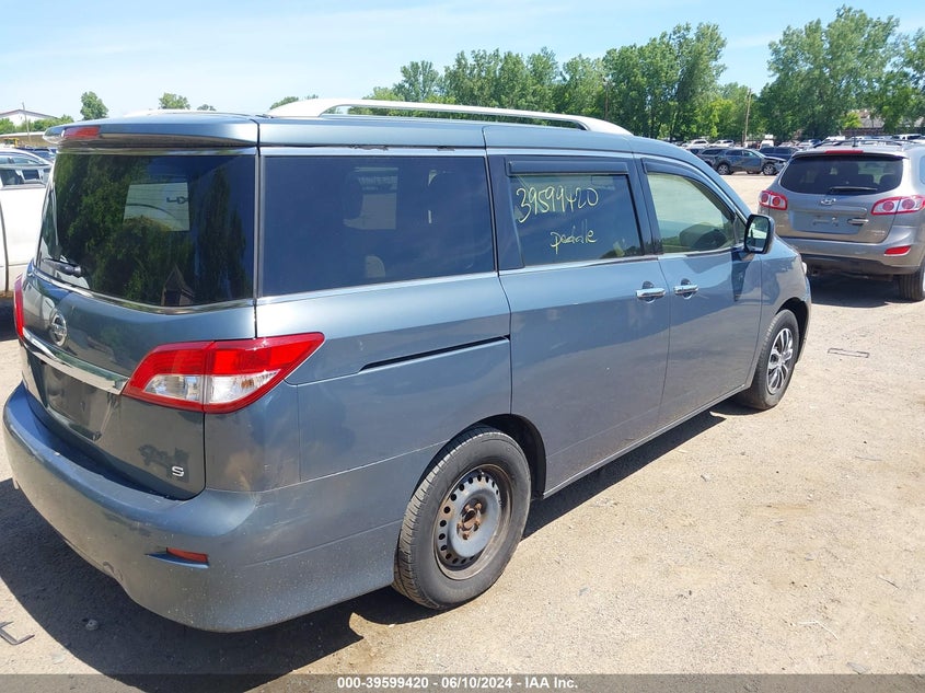 2012 Nissan Quest S VIN: JN8AE2KP8C9049009 Lot: 39599420