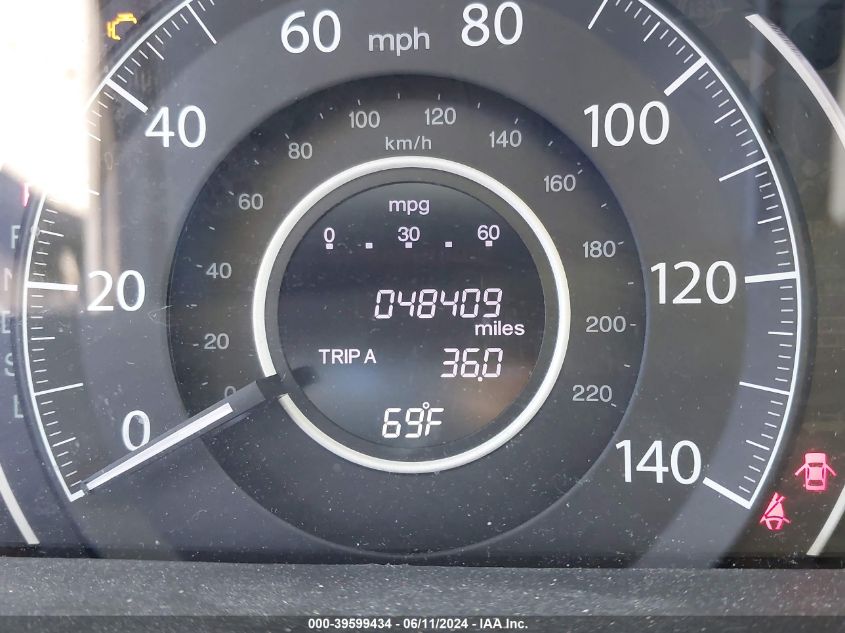 2015 Honda Cr-V Lx VIN: 2HKRM4H30FH607156 Lot: 39599434