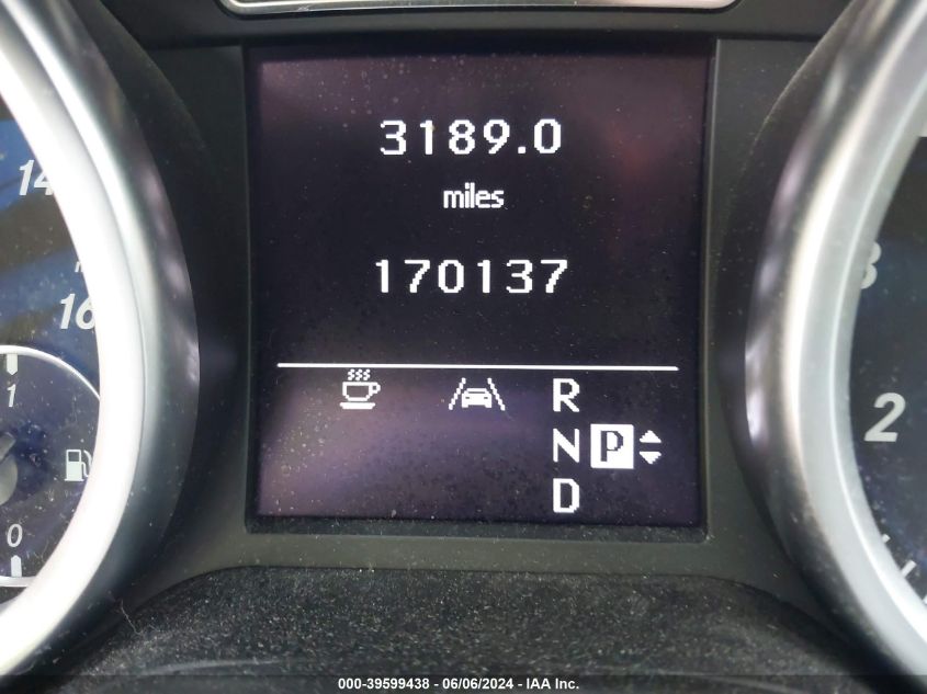 2012 Mercedes-Benz Ml 350 4Matic VIN: 4JGDA5HB2CA033089 Lot: 39599438