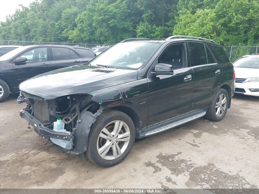 2012 Mercedes-Benz Ml 350 4Matic VIN: 4JGDA5HB2CA033089 Lot: 39599438