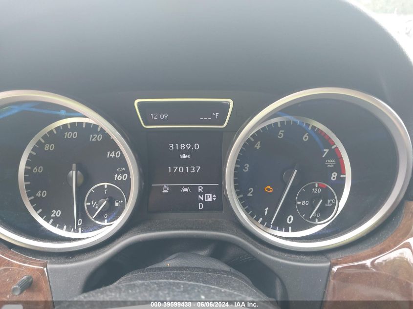 2012 Mercedes-Benz Ml 350 4Matic VIN: 4JGDA5HB2CA033089 Lot: 39599438